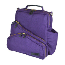 Out & About Purple Convertible Backpack Diaper Bag Side