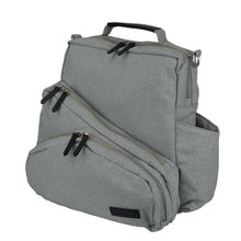 Out & About Gray Convertible Backpack Diaper Bag Side